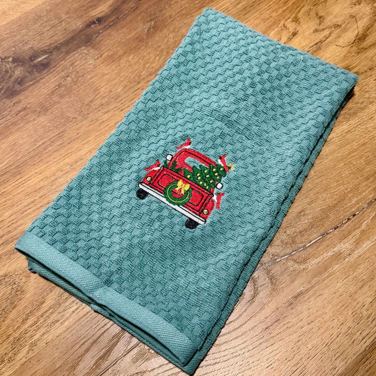 Christmas Truck Towel