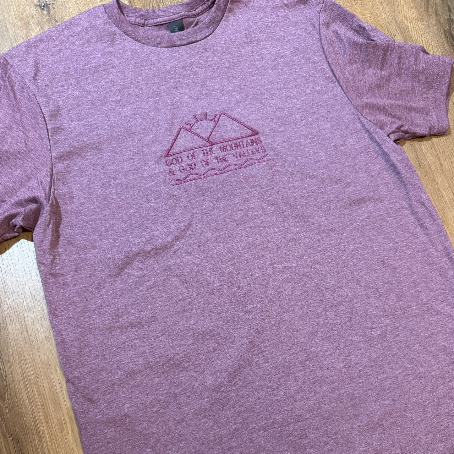 "God of the Mountains & God of the Valleys" shirt