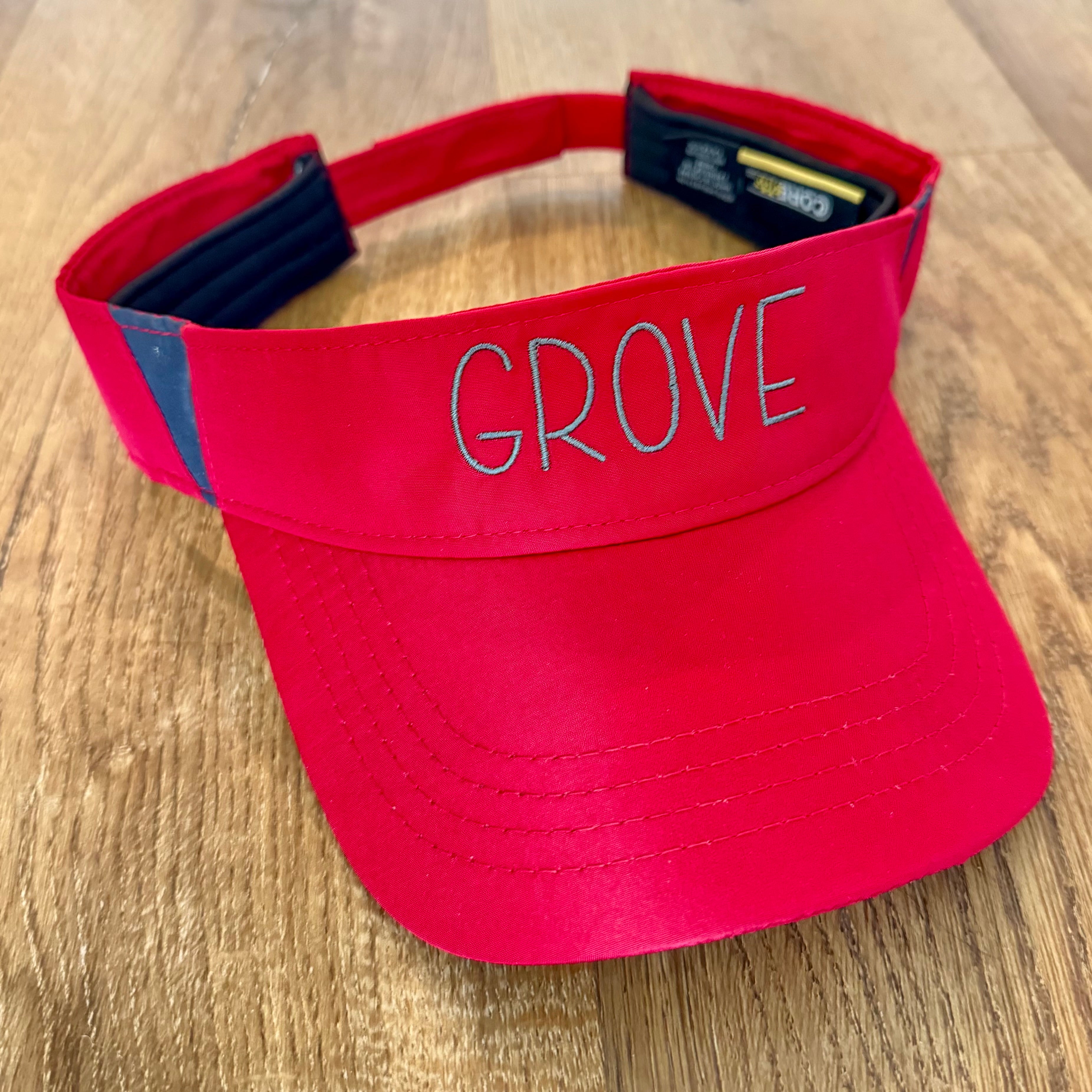 Red "Grove" Visor