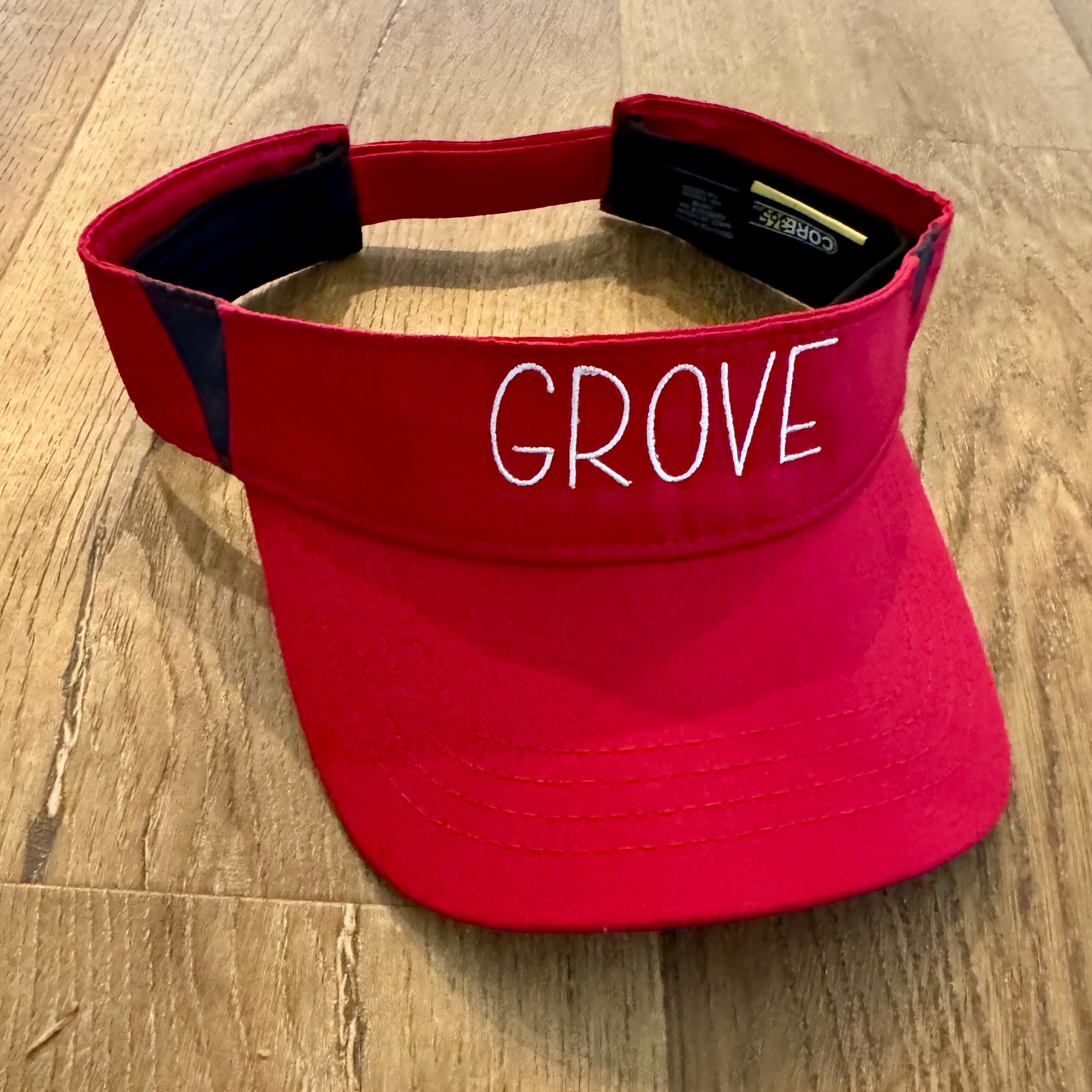 Red "Grove" Visor