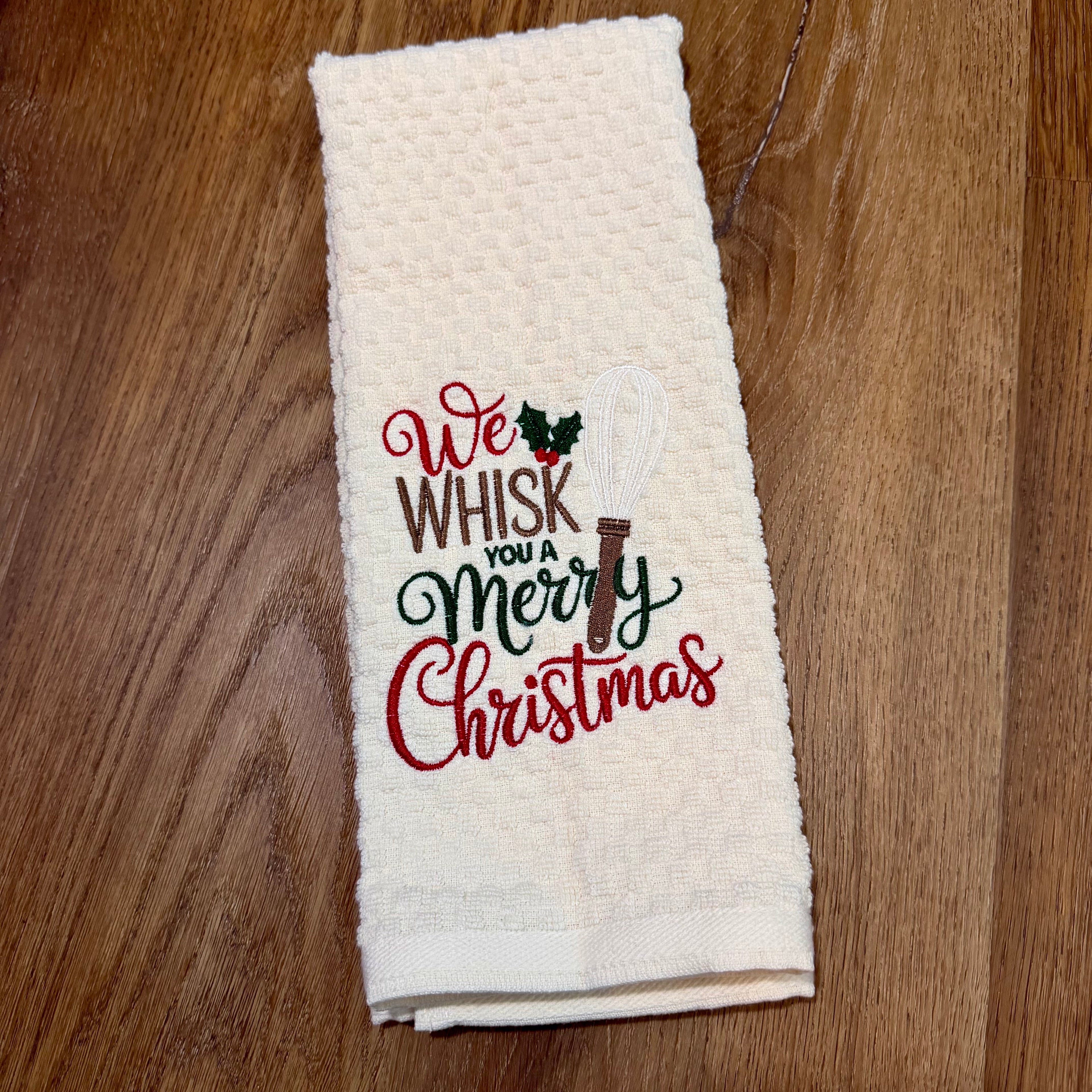 We Whisk You a Merry Christmas Towel