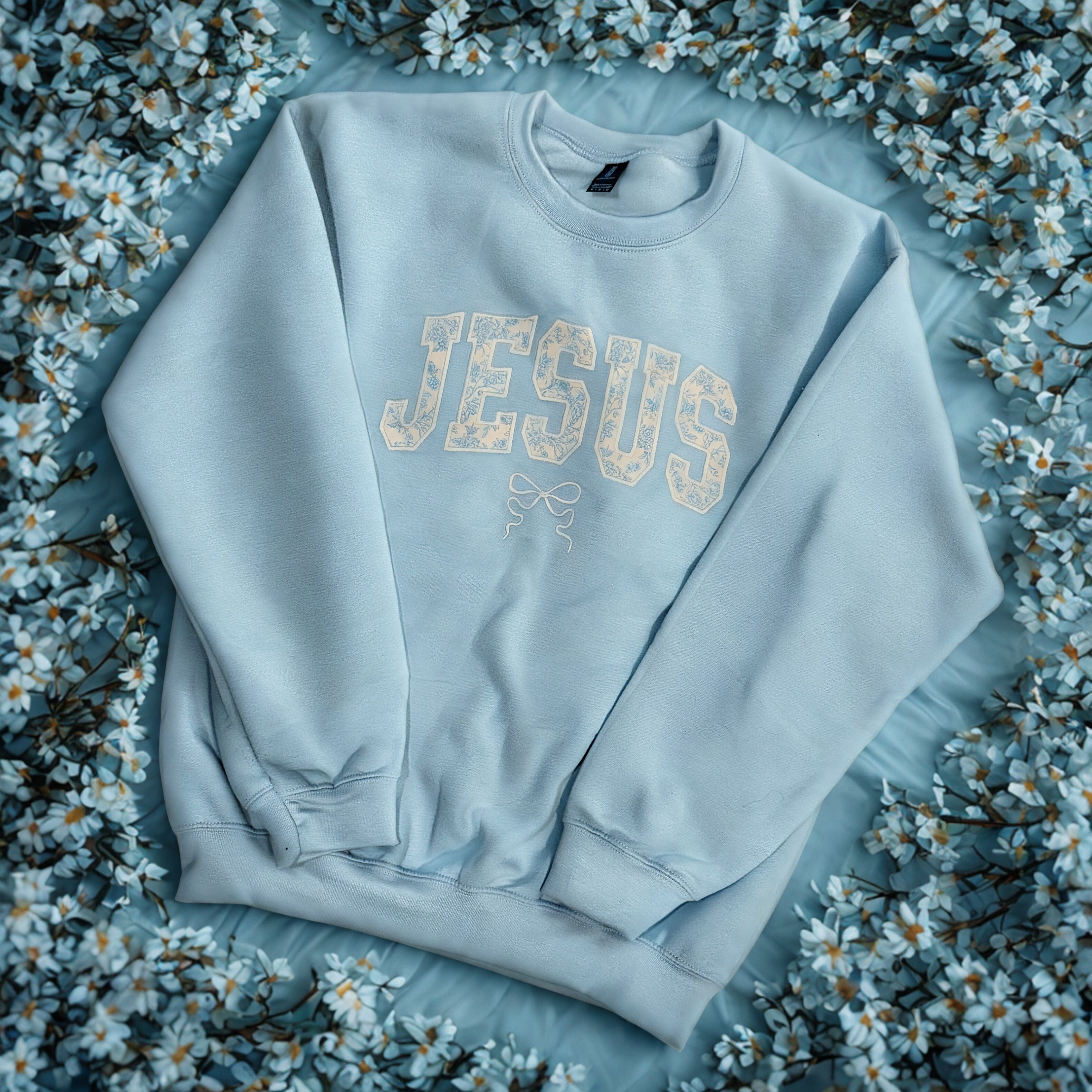 JESUS Floral Sweatshirt