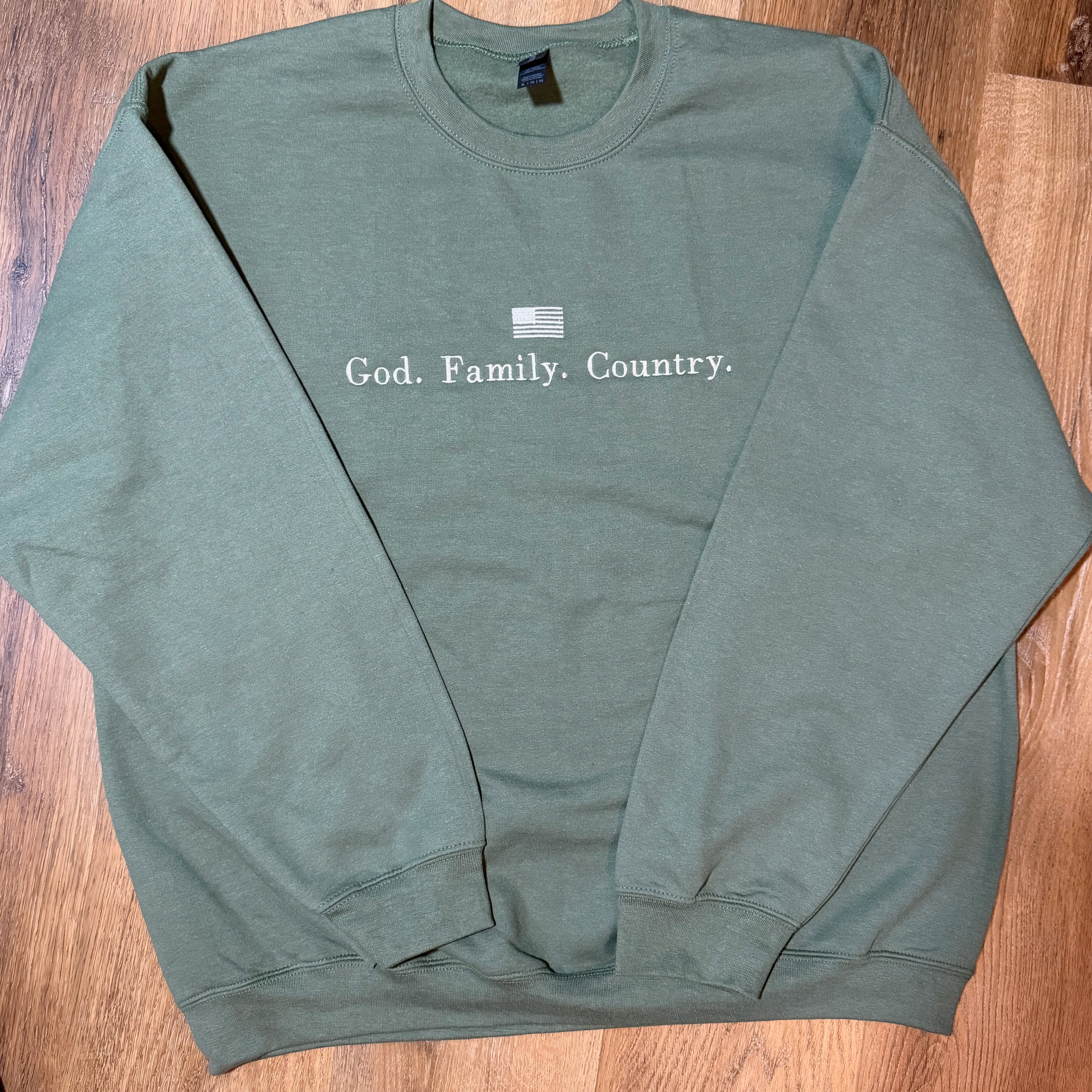 God Family Country Sweatshirt