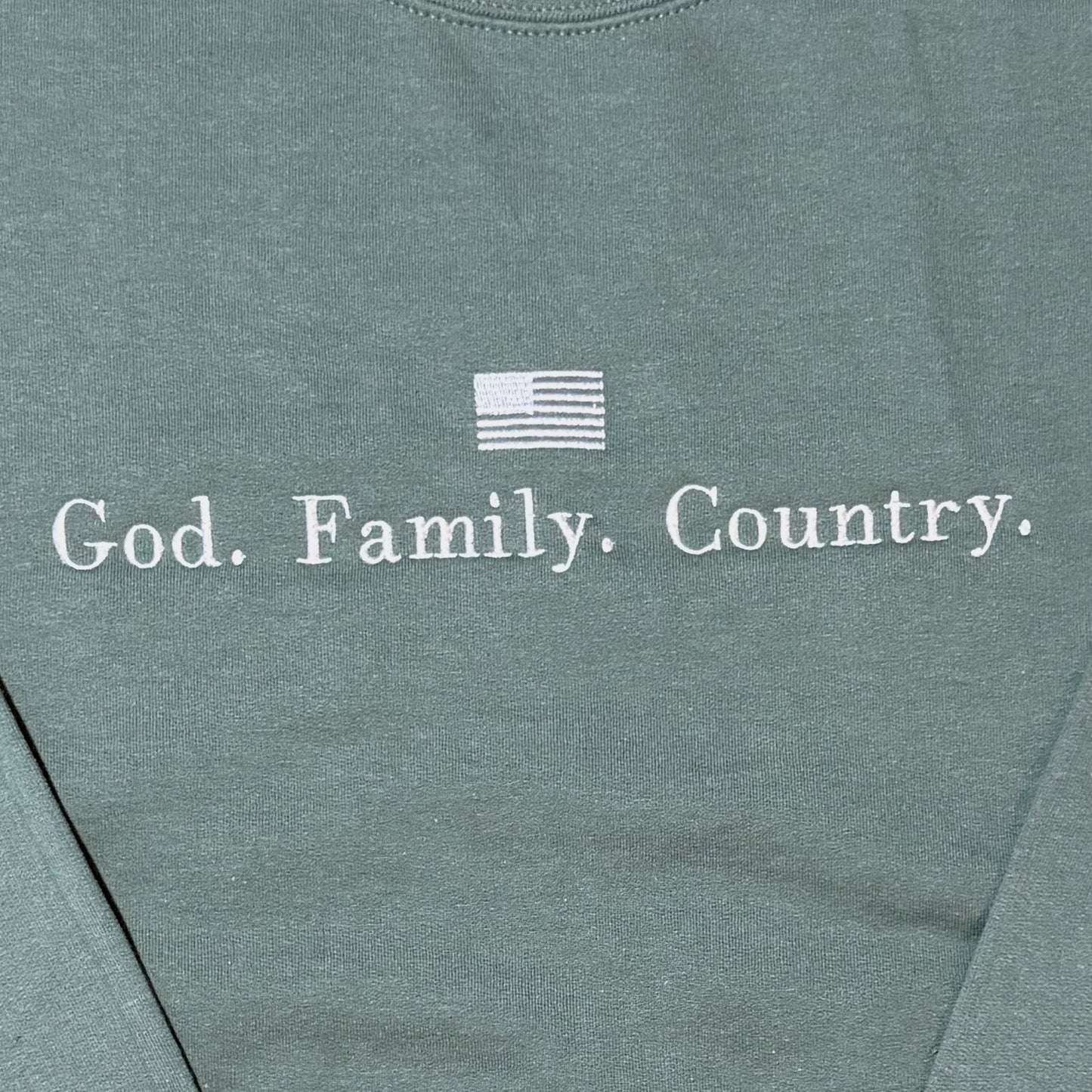 God Family Country Sweatshirt