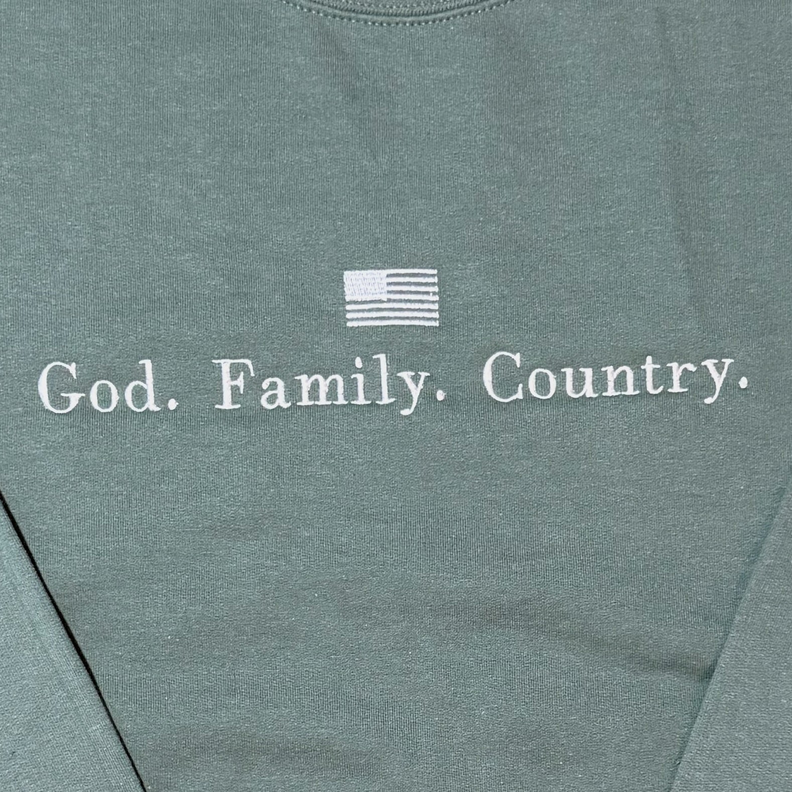 God Family Country Sweatshirt