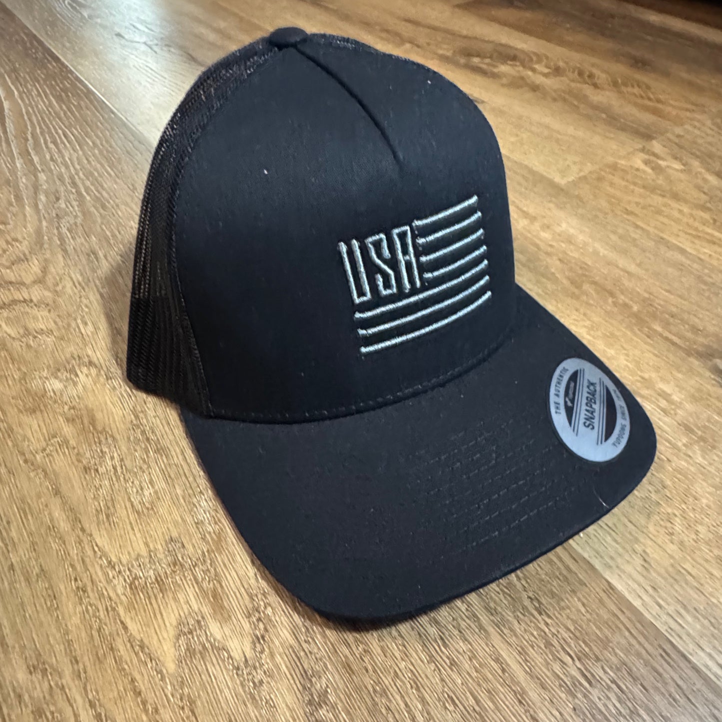 USA Hybrid Flag Trucker Cap